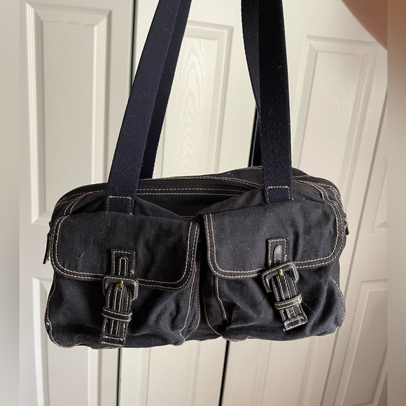 Fossil Handbags - Fossil Navy Blue Sachel Purse